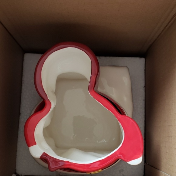 🆕️ Gibson Santa Cookie Jar 2 Piece Stoneware New - Picture 5 of 7